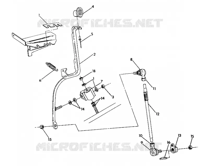 SHIFT LINKAGE ASSEMBLY 250 2X4