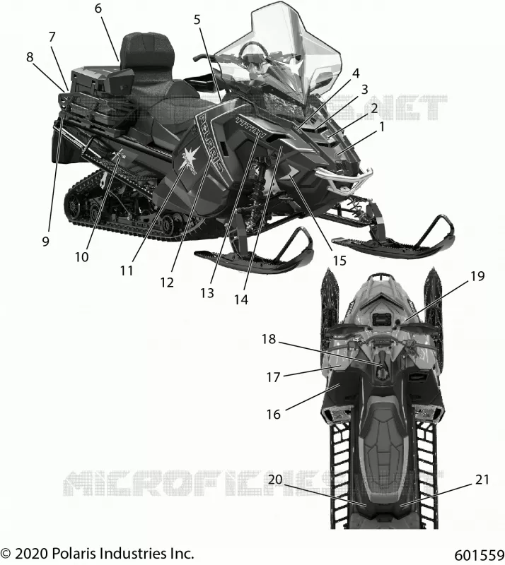 DECALS, ADVENTURE, RED SIDE PANEL OPTION