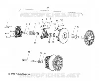 DRIVE TRAIN, PRIMARY CLUTCH