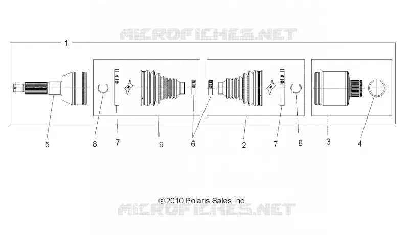 DRIVE TRAIN, REAR DRIVE SHAFT