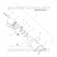 REAR BRAKE CALIPER