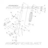 SUSPENSION, FRONT STRUT 