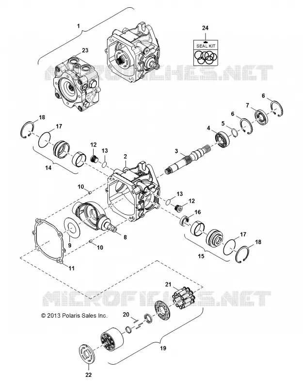 HYDRAULICS PUMP MAIN HOUSING