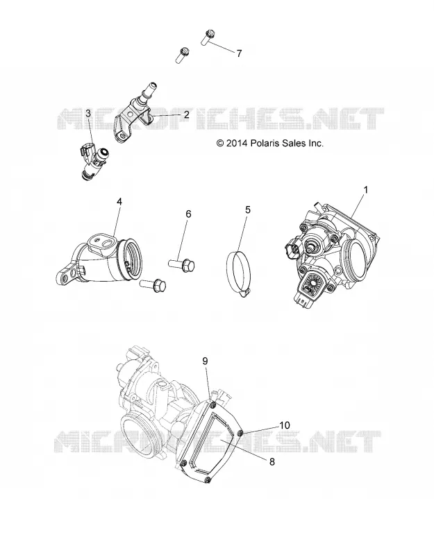 THROTTLE  BODY AND FUEL RAIL