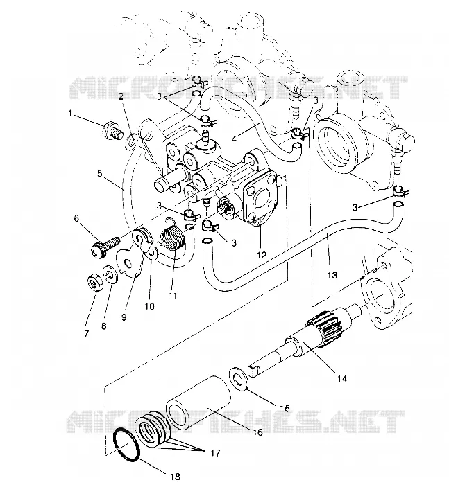 OIL PUMP ASSEMBLY STORM 0950782, STORM SKS 0950582,  EURO STORM E950782, EU (4929012901D001)