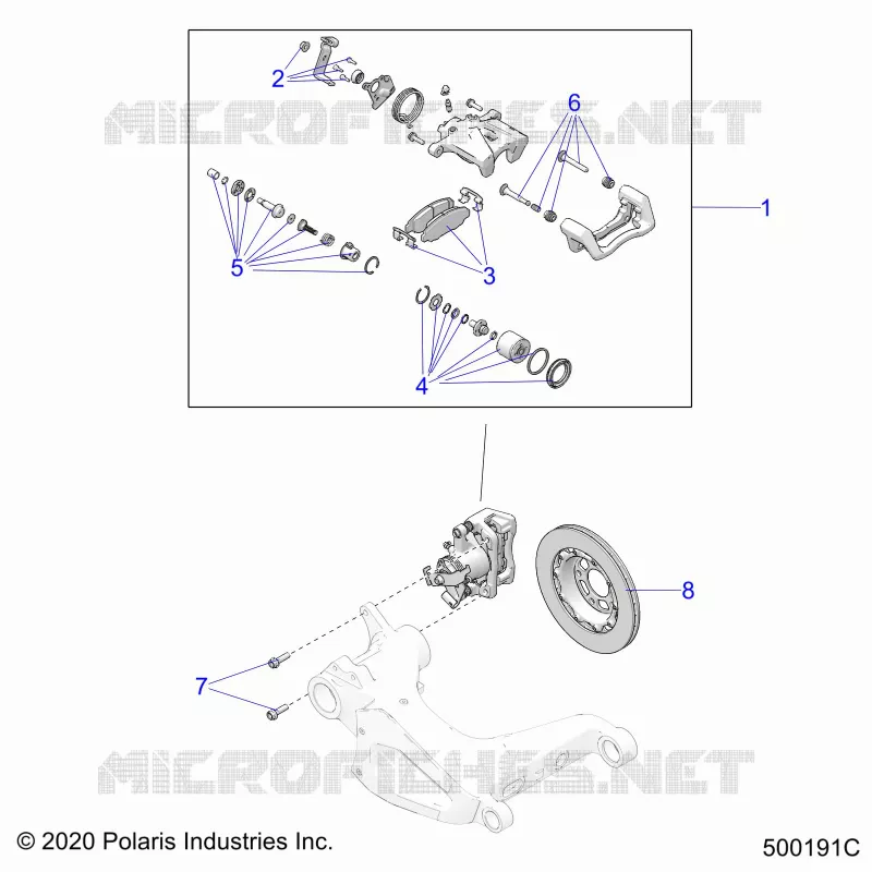 BRAKES, REAR CALIPER