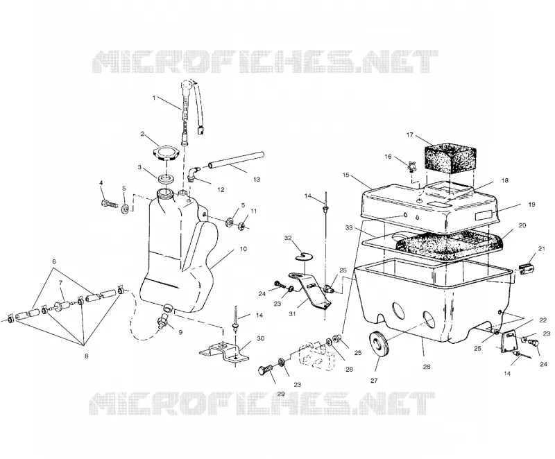 OIL TANK   AIR BOX