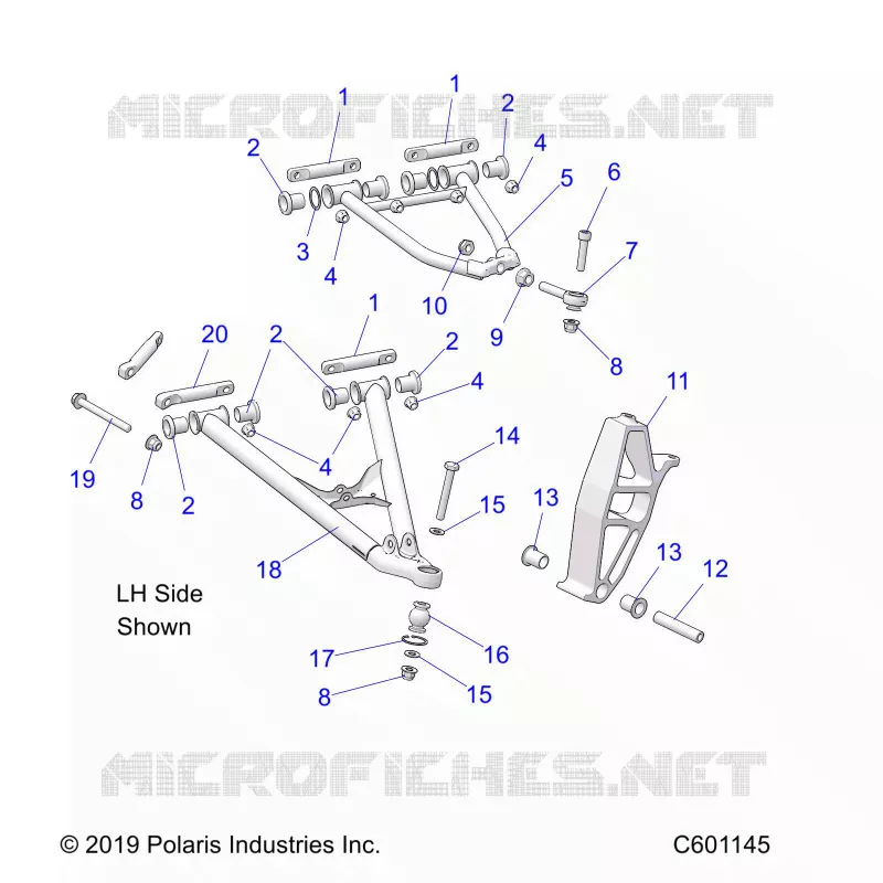 FRONT WISHBONES