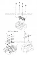 ENGINE, CYLINDER HEAD AND VALVES