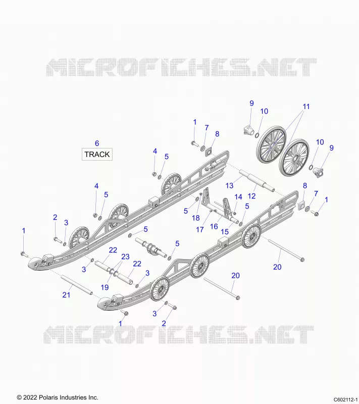 REAR SUSPENSION AND TRACK