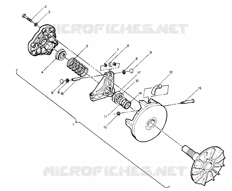 DRIVE CLUTCH ASSEMBLY (4913501350023A)