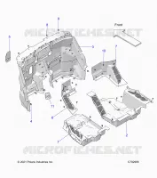 FLOOR PANELS, FRONT