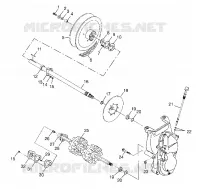 DRIVE TRAIN TRAIL TOURING 0982362 AND EUROPEAN TRAIL TOURING E982362 (4942314231B009)