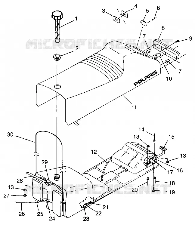 SEAT   GAS TANK