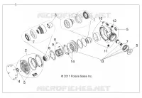 DRIVE TRAIN, FRONT GEARCASE INTERNALS (BUILT 11/26/12 AND BEFORE)