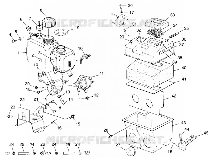 OIL TANK/AIR BOX