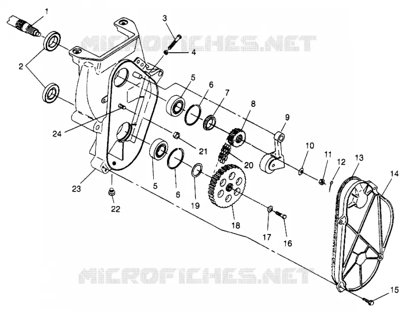 CHAINCASE 600 XC 0971776 AND EUROPEAN 600 XC E971776 (4937933793B007)
