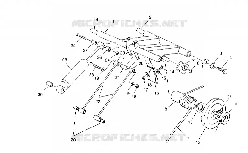 REAR TORQUE ARM SPORT TOURING 0950243 AND  EUROPEAN SPORT TOURING (4928822882C004)