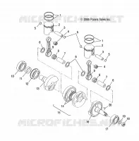 ENGINE, PISTON AND CRANKSHAFT