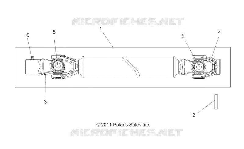 DRIVE TRAIN, FRONT PROP SHAFT