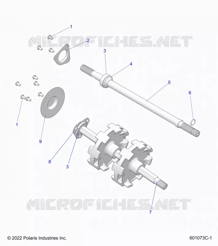 DRIVE TRAIN, JACKSHAFT AND DRIVE SHAFT
