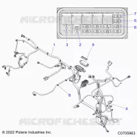 ELECTRICAL, WIRE HARNESSES, CHASSIS- R22MAA50A1/A7 (C0705963)