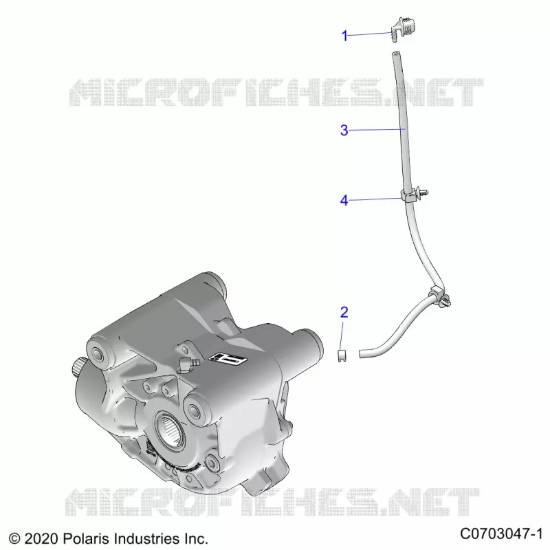 DRIVE TRAIN, GEARCASE, FRONT, VENTING