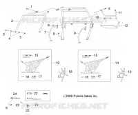 CHASSIS, CAB FRAME AND SIDE NETS
