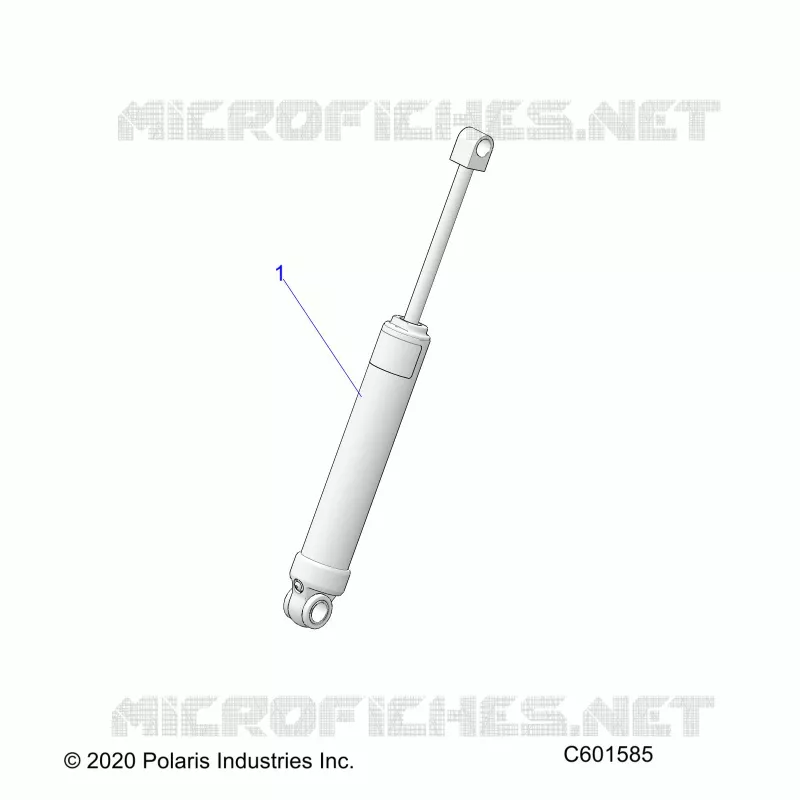 SUSPENSION, REAR SHOCK TRACK (7045495)