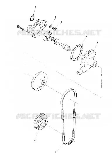 WATER PUMP (400) (4909500950042A)