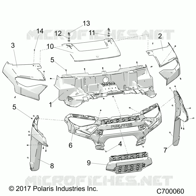 HOOD AND FRONT FACIA