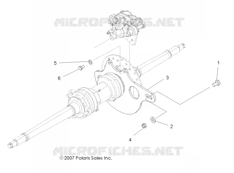 REAR BRAKE CALIPER MOUNTING