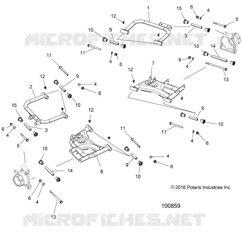 REAR SUSPENSION CONTROL ARMS