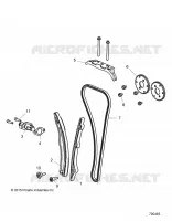 CAM CHAIN AND TENSIONER