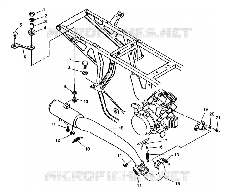 EXHAUST SYSTEM XPLORER 4X4 W959140 (4930223022A013)