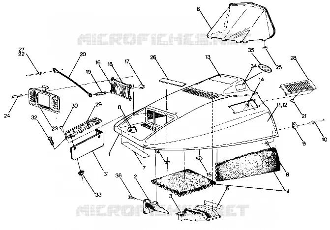 HOOD STAR, SPRINT AND SPRINT E/S (4912721272002A)