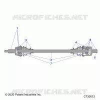 DRIVE TRAIN, FRONT HALF SHAFT