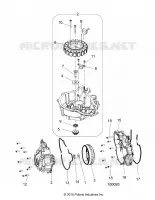 ENGINE, STATOR COVER AND FLYWHEEL -A17SES57F1/F2/FL/SET57F1 