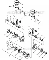 PISTON   CRANKSHAFT 440 E942760 AND 440 SKS E942560 (49273927390035)