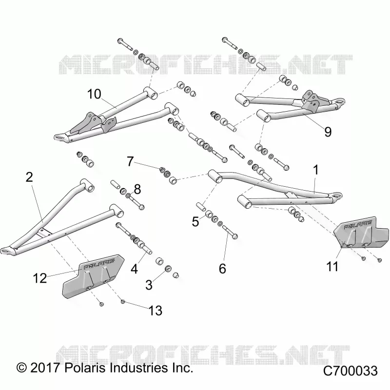 FRONT SUSPENSION CONTROL ARMS