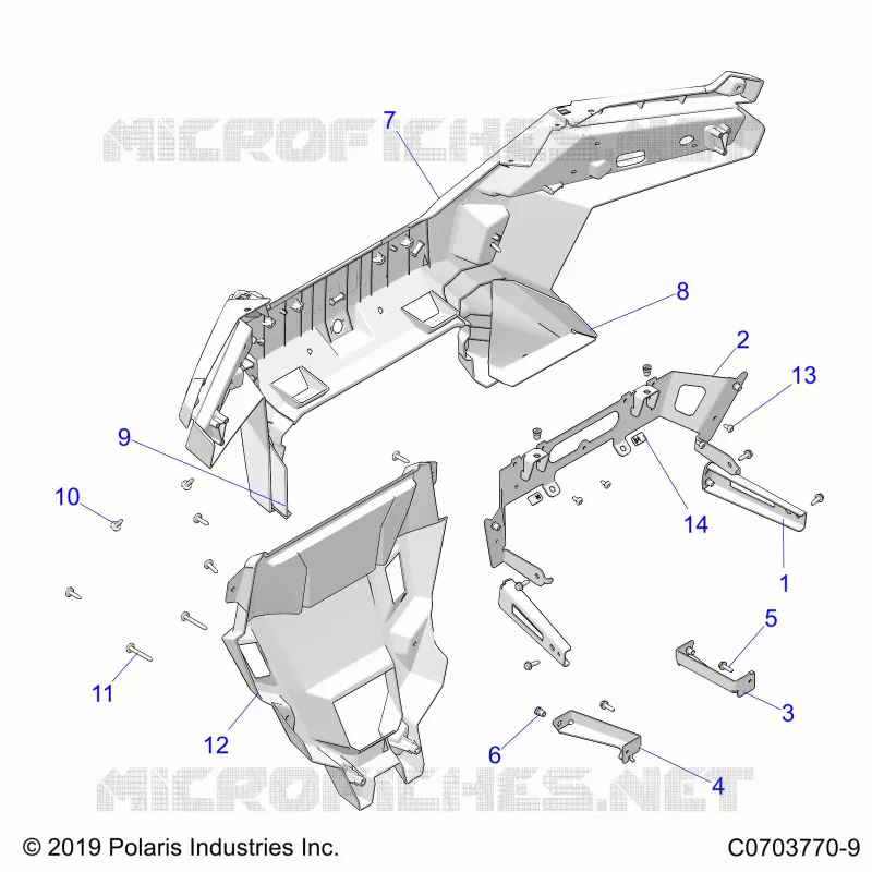 REAR BODYWORK BUMPER