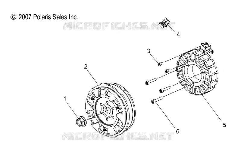 ENGINE, STATOR/FLYWHEEL (SPECIAL 08 BUILD)