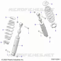 REAR SUSPENSION SHOCK