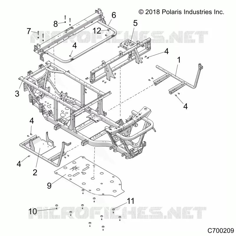 CHASSIS, FRAME AND FRONT BUMPER