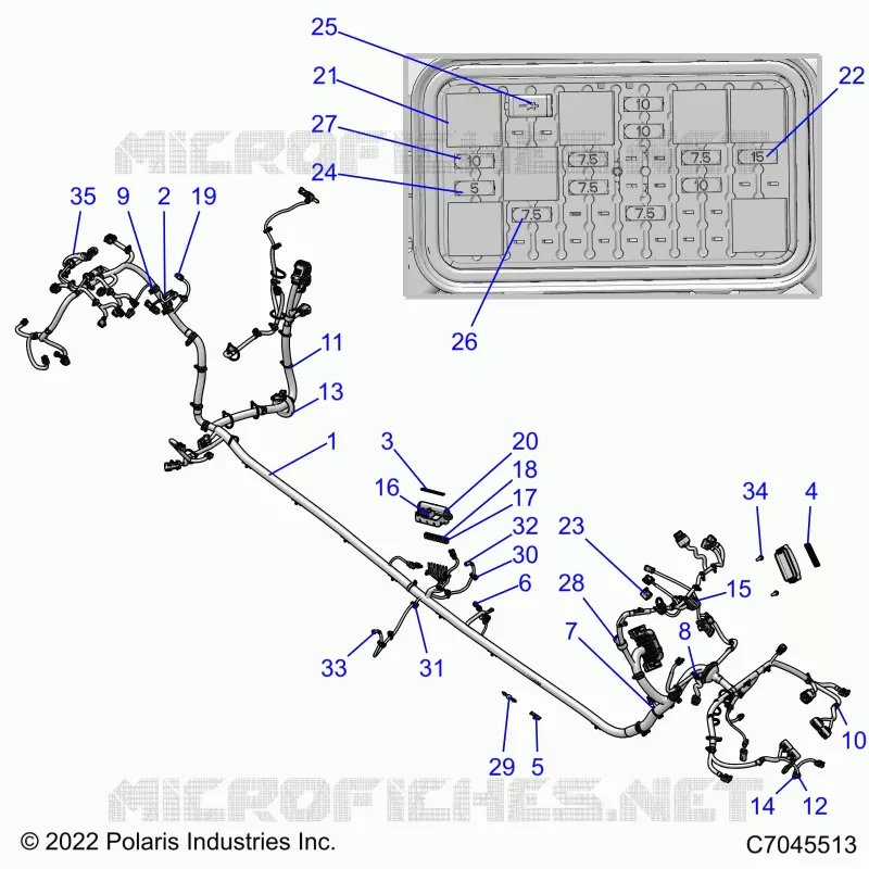 ELECTRICAL, WIRE HARNESS, CHASSIS