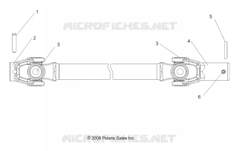 DRIVE TRAIN, FRONT PROP SHAFT