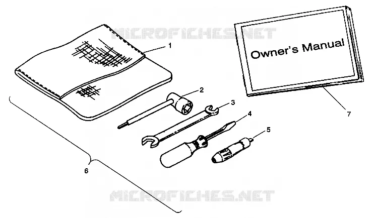 TOOL KIT   ASSEMBLY TRAIL BOSS W938527 (4924072407036A)