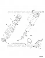 SUSPENSION, REAR SHOCK MOUNTING