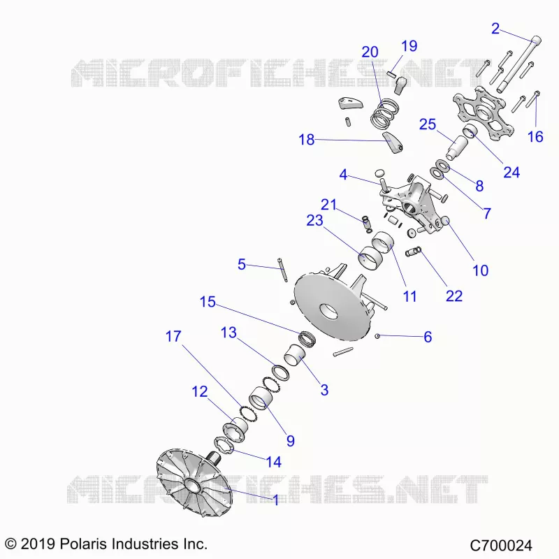 DRIVE TRAIN, PRIMARY CLUTCH
