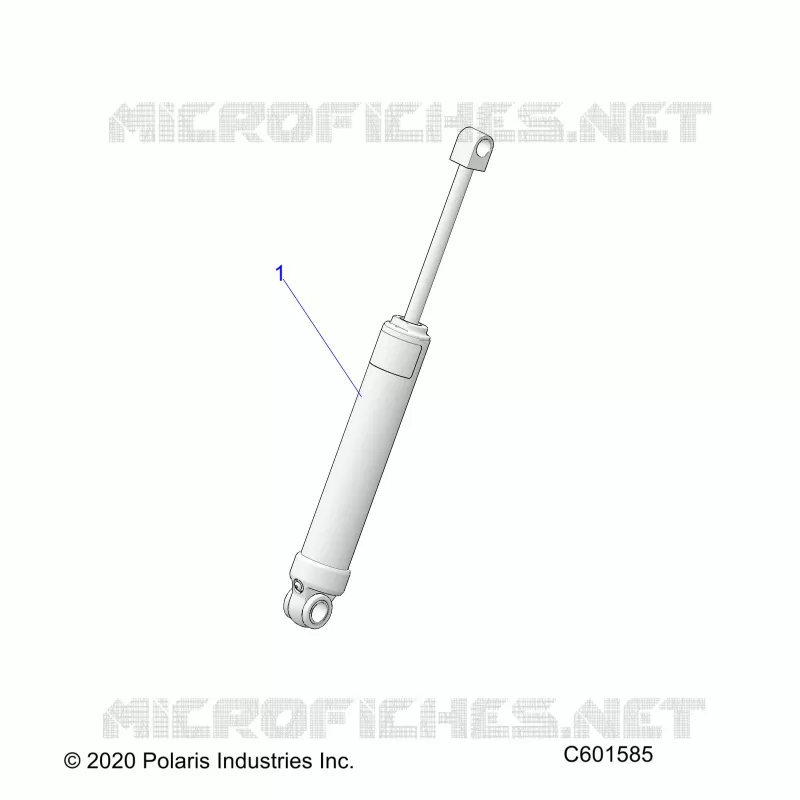 SUSPENSION, REAR SHOCK TRACK (7045512)